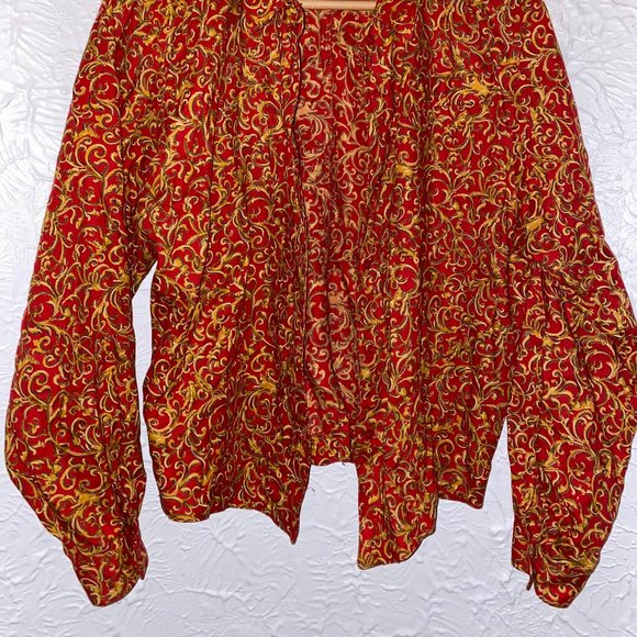 Como Diffusion Floral Print Blouse - Size 10 - Picture 2 of 4